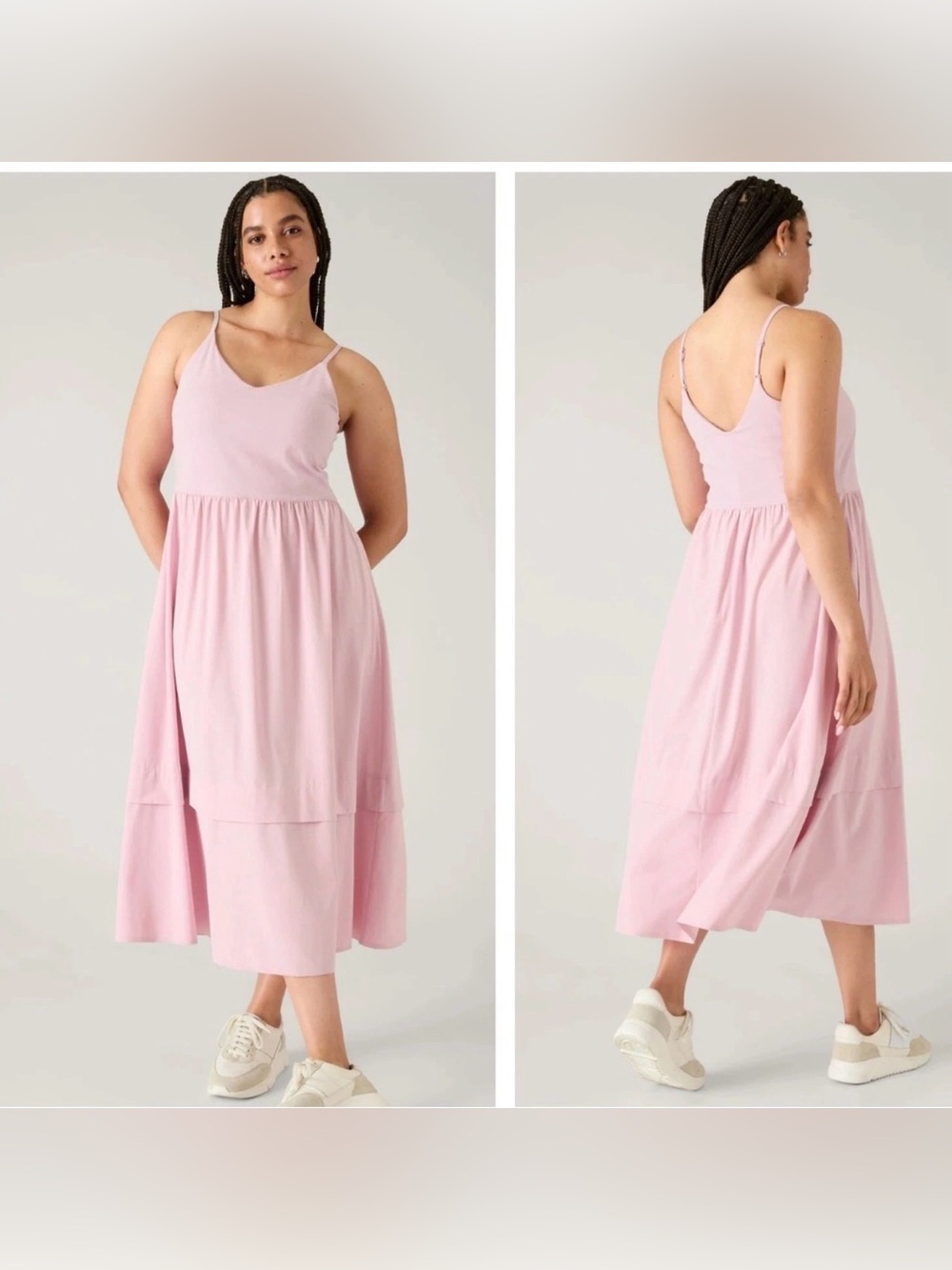 Athleta Elation V-Neck Hybrid Dress